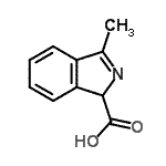CAS#: 37812-42-3, 3-Methyl-1H-Isoindole-1-Carboxylic Acid