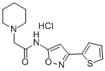 CAS#: 37852-49-6, 2-Piperidin-1-Yl-N-(3-Thiophen-2-Yl-1,2-Oxazol-5-Yl)Acetamide Hydrochloride