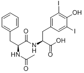 CAS 登录号：3786-08-1， N-乙酰基-L-苯丙氨酰-3,5-二碘-L-酪氨酸