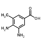 CAS#: 37901-95-4, 3,4-Diamino-5-Methylbenzoic Acid