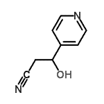 CAS#: 379264-96-7, 3-Hydroxy-3-(4-Pyridinyl)Propanenitrile