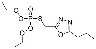 CAS 登录号：37934-17-1， 2-(二乙氧基磷酰硫基甲基)-5-丙基-1,3,4-恶二唑