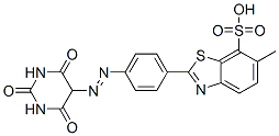 CAS#: 37936-41-7, 6-Methyl-2-[4-[(2,4,6-Trioxo-1,3-Diazinan-5-Yl)Diazenyl]Phenyl]-1,3-Benzothiazole-7-Sulfonic Acid