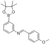 CAS#: 380151-91-7, (4-Methoxy-Benzylidene)-[3-(4,4,5,5-Tetramethyl-[1,3,2]Dioxaborolan-2-Yl)-Phenyl]-Amine