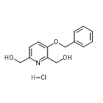 CAS 登录号：38029-03-7， [3-(苄氧基)-2,6-吡啶二基]二甲醇盐酸盐(1:1)