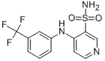 CAS 登录号：38030-43-2， 4-[[3-(三氟甲基)苯基]氨基]吡啶-3-磺酰胺