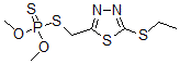 CAS#: 38090-95-8, (5-Ethylsulfanyl-1,3,4-Thiadiazol-2-Yl)Methylsulfanyl-Dimethoxy-Sulfanylidenephosphorane