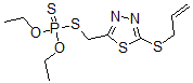 CAS#: 38091-03-1, Diethoxy-[(5-Prop-2-Enylsulfanyl-1,3,4-Thiadiazol-2-Yl)Methylsulfanyl]-Sulfanylidenephosphorane