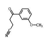 CAS#: 38102-72-6, 4-(3-Methoxyphenyl)-4-Oxobutanenitrile