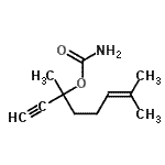 CAS 登录号：38104-26-6， 3,7-二甲基-6-辛烯-1-炔-3-基氨基甲酸酯