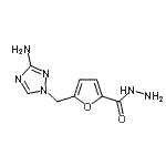 CAS#: 381201-04-3, 5-[(3-Amino-1H-1,2,4-Triazol-1-Yl)Methyl]-2-Furohydrazide