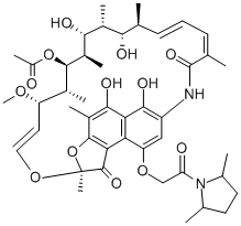 CAS#: 38123-17-0, 4-O-(2-(2,5-dimethyl-1-pyrrolidinyl)-2-oxoethyl)-Rifamycin