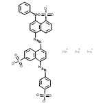 CAS#: 38125-00-7, Trisodium 8-Anilino-5-[[6-Sulfonato-4-(4-Sulfonatophenyl)Azo-1-Naphthyl]Azo]Naphthalene-1-Sulfonate