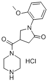 CAS#: 38160-10-0, 1-(2-Methoxyphenyl)-4-(Piperazine-1-Carbonyl)Pyrrolidin-2-One Hydrochloride