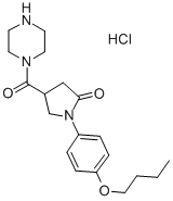 CAS#: 38160-20-2, 1-(4-Butoxyphenyl)-4-(Piperazine-1-Carbonyl)Pyrrolidin-2-One Hydrochloride