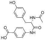 CAS#: 38219-60-2, 4-[[(2S)-2-Acetamido-3-(4-Hydroxyphenyl)Propanoyl]Amino]Benzoic Acid