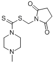 CAS#: 38221-41-9, (2,5-Dioxopyrrolidin-1-Yl)Methyl 4-Methylpiperazine-1-Carbodithioate