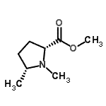 CAS 登录号：38228-17-0， 甲基(5R)-1,5-二甲基-D-脯氨酸酯