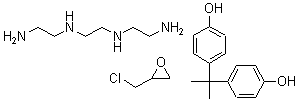 CAS#: 38294-69-8, Bisphenol A, epichlorohydrin, triethylenetetramine polymer