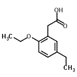CAS 登录号：383134-27-8， (2-乙氧基-5-乙基苯基)乙酸