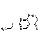 CAS 登录号：383160-10-9， S-甲基4-氨基-2-乙氧基-5-嘧啶硫代甲酸酯