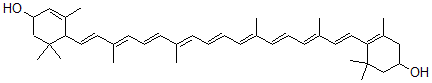 CAS#: 38327-39-8, 4-[(1E,3E,5E,7E,9E,11E,13E,15E,17E)-18-(4-Hydroxy-2,6,6-Trimethyl-1-Cyclohexenyl)-3,7,12,16-Tetramethyloctadeca-1,3,5,7,9,11,13,15,17-Nonaenyl]-3,5,5-Trimethylcyclohex-2-En-1-Ol