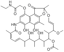 CAS 登录号：38327-40-1， 利福霉素 B 乙酰胺