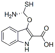 CAS 登录号：38327-45-6， (2S)-2-氨基-3-(2-硫基-1H-吲哚-3-基)丙酸