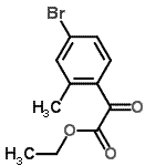 CAS 登录号：383363-34-6， 乙基2-(4-溴-2-甲基-苯基)-2-氧代-乙酸酯