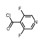 CAS 登录号：383363-42-6， 3,5-二氟异烟酰氯化物