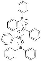 CAS#: 38421-40-8, 1,3,5,7-Tetramethyl-1,1,3,5,7,7-Hexaphenyltetrasiloxane