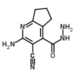 CAS#: 384860-52-0, 2-Amino-3-Cyano-6,7-Dihydro-5H-Cyclopenta[b]Pyridine-4-Carbohydrazide