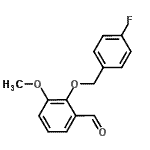 CAS#: 384860-70-2, 2-[(4-Fluorobenzyl)Oxy]-3-Methoxybenzaldehyde