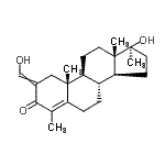 CAS#: 38539-99-0, (17beta)-17-Hydroxy-2-(Hydroxymethylene)-4,17-Dimethylandrost-4-En-3-One