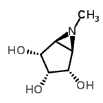 CAS#: 385443-39-0, (1R,2S,3S,4R,5S)-6-Methyl-6-Azabicyclo[3.1.0]Hexane-2,3,4-Triol