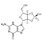 CAS#: 38557-85-6, 2-Amino-9-[(2S,3aR,4R,6R,6aR)-2-Hydroxy-6-(Hydroxymethyl)-2-Sulfidotetrahydrofuro[3,4-d][1,3,2]Dioxaphosphol-4-Yl]-3,9-Dihydro-6H-Purin-6-One