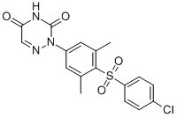 CAS#: 38560-80-4, 2-[4-(4-Chlorophenyl)Sulfonyl-3,5-Dimethylphenyl]-1,2,4-Triazine-3,5-Dione