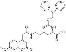 CAS#: 386213-32-7, N2-[(9H-Fluoren-9-ylmethoxy)carbonyl]-N6-[(7-methoxy-2-oxo-2H-1-benzopyran-4-yl)acetyl]-L-Lysine