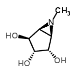 CAS#: 386235-78-5, (1R,2S,3S,4S,5S)-6-Methyl-6-Azabicyclo[3.1.0]Hexane-2,3,4-Triol