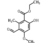 CAS#: 38629-36-6, Ethyl 3-Formyl-6-Hydroxy-4-Methoxy-2-Methylbenzoate