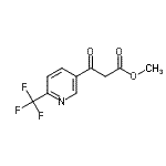 CAS#: 386704-15-0, Methyl 3-Oxo-3-[6-(Trifluoromethyl)-3-Pyridinyl]Propanoate
