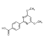 CAS#: 386715-40-8, 4-(4,6-Dimethoxy-2-Pyrimidinyl)Benzoic Acid