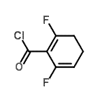 CAS#: 387337-22-6, 2,6-Difluoro-1,5-Cyclohexadiene-1-Carbonyl Chloride