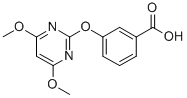 CAS#: 387350-58-5, 3-[(4,6-Dimethoxy-2-Pyrimidinyl)Oxy]-Benzoic Acid