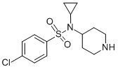 CAS#: 387350-81-4, 4-Chloro-N-Cyclopropyl-N-Piperidin-4-Ylbenzenesulfonamide