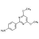 CAS 登录号：387350-86-9， 4-(4,6-二甲氧基-2-嘧啶基)苯胺