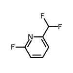 CAS 登录号：387398-49-4， 2-(二氟甲基)-6-氟-吡啶