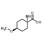 CAS 登录号：387825-54-9， 反式-1-氨基-4-甲氧基环己烷羧酸