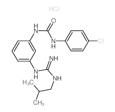 CAS#: 38787-32-5, 3-(4-Chlorophenyl)-1-[3-[(N'-(2-Methylpropyl)Carbamimidoyl)Amino]Phenyl]Urea Hydrochloride