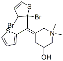 CAS#: 38795-19-6, 5-(Dithiophen-2-Ylmethylidene)-1,1-Dimethylpiperidin-1-Ium-3-Ol Bromide